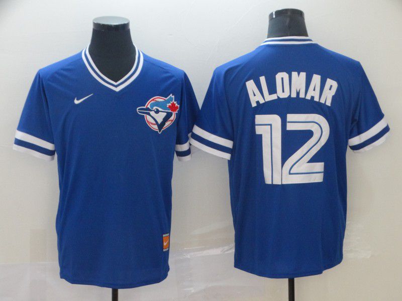 Men Toronto Blue Jays #12 Alomar Blue Game 2021 Nike MLB Jersey